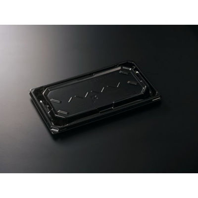 中央化学 寿司容器 BCF 宝台閣 10-2 黒-BK 身 21352 1ケース(600個(50個×12))（直送品）