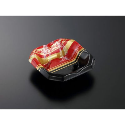 中央化学 どんぶり容器 SD 波音丼 K16浅 弦R-BK 身 292680 1ケース(1200個(50個（直送品）