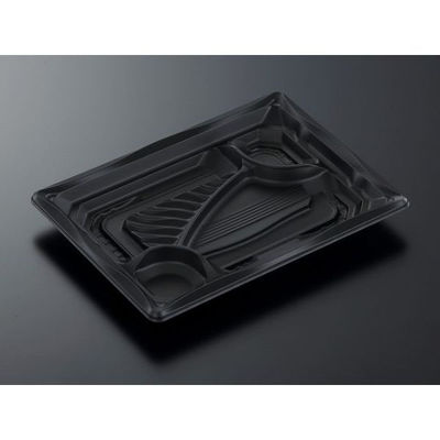 中央化学 弁当容器 CT いろは 23-17C BK 身 345306 1ケース(800個(50個×（直送品）