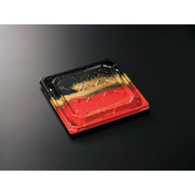 中央化学 寿司容器 BCF 宝台閣 9-3 暁R-BK 身 21279 1袋(50個)（直送品）