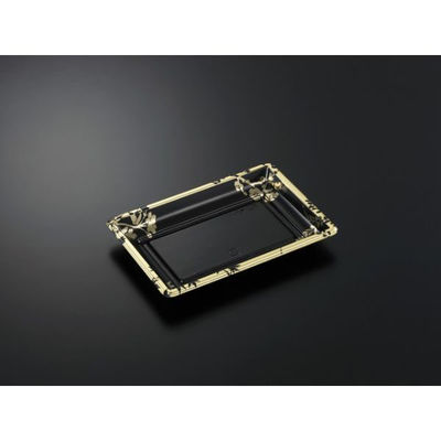 中央化学 刺身容器 DX 角皿 特大 花盛MT-BK 身 191593 1袋(50個)（直送品）