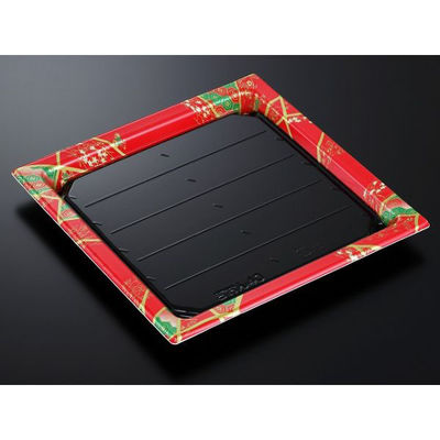 中央化学 寿司桶 祗園 40 色絵R-BK 身 160 290189 1袋(10個)（直送品）