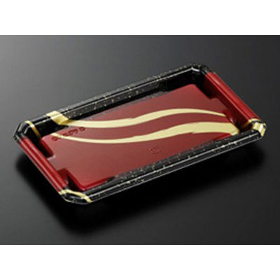 中央化学 寿司容器 CF にぎり L8 聚楽BK-BK 身 197590 1ケース(800個(50個×（直送品）