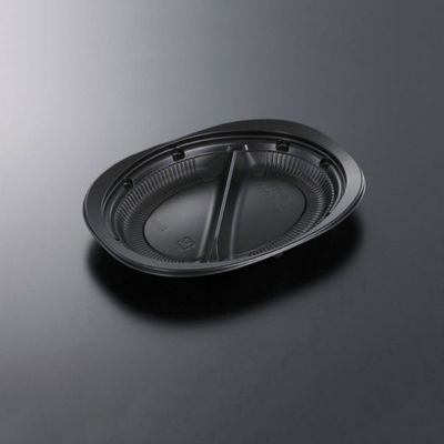 中央化学 惣菜容器 CT 街デリ ランチ DS24 BK 身 12534 1袋(50個)（直送品）