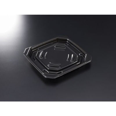 中央化学 軽食容器 TP デリグー 19-19 黒 身 20206 1ケース(600個(50個×12))（直送品）