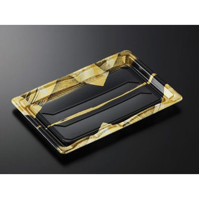 中央化学 寿司容器 豊味 18-3 帯代BK 身 177642 1ケース(800個(50個×16))（直送品）