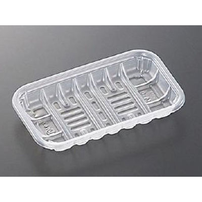 中央化学 透明トレー PP 14-8 25353 1ケース(3000個(100個×30))（直送品）