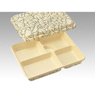 中央化学 弁当容器 CF 仕切折 9 IV松葉 共付 135384 1ケース(200個(50個×4))（直送品）