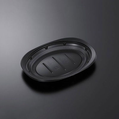 中央化学 惣菜容器 CT 街デリ ランチ D26 BK 身 917039 1袋(50個)（直送品）