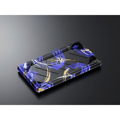 中央化学 寿司容器 HS はこ折り12-2 しおさいBBK 身 169573 1ケース(400個(50個×8))（直送品）