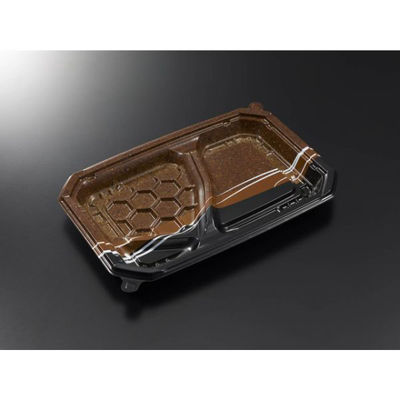 中央化学 弁当容器 CT ロックス 25-17N パイルBR 身 21535 1袋(50個)（直送品）