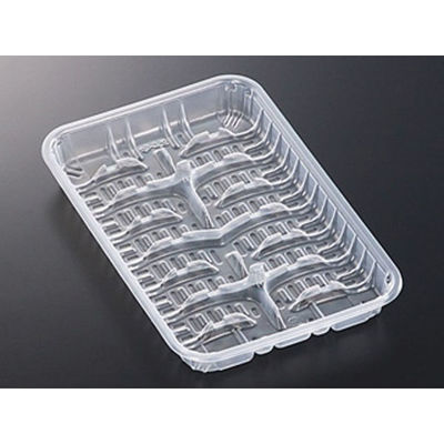 中央化学 透明トレー PP 餃子 16 改 166835 1ケース(800個(50個×16))（直送品）