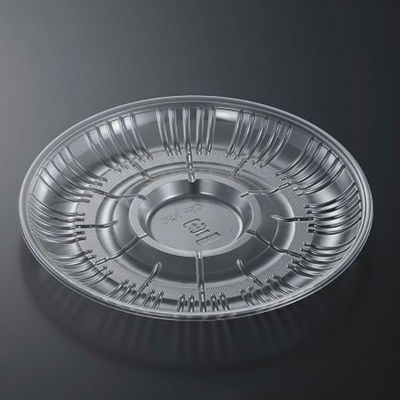 中央化学 透明トレー C-APG CSR 丸25 276543 1ケース(300個(50個×6))（直送品）