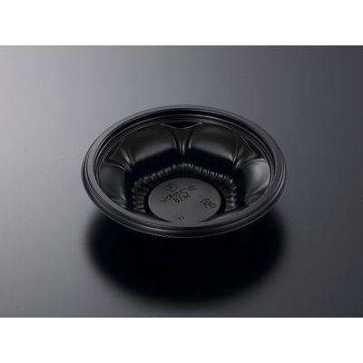 中央化学 どんぶり容器 CT うつわめし M18 BK 身-1 276931 1袋(50個)（直送品）