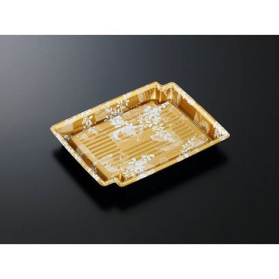 中央化学 刺身容器 CF かく鉢 22-17 みずえ金-BK 身 928655 1袋(50個)（直送品）