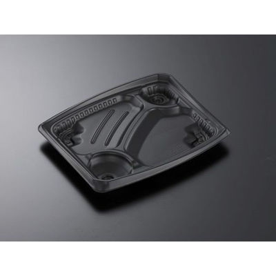 中央化学 弁当容器 CT もり弁 24-20C BK 身 154054 1ケース(600個(50個×（直送品）