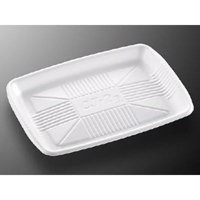 中央化学 発泡トレー CJ-2 白 15156 1ケース(500個(50個×10))（直送品）