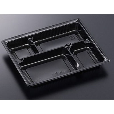 中央化学 弁当容器 HS 古今 L-4 BK 身 175588 1袋(50個)（直送品）