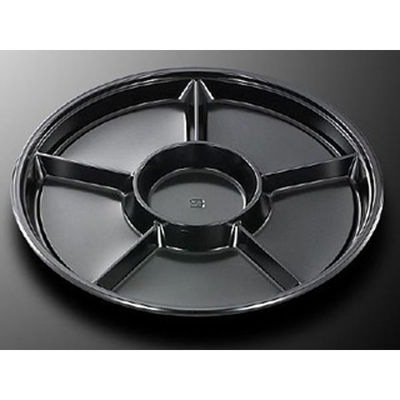 中央化学 オードブル容器 HS PD 丸38-6 BK 身 84327 1ケース(120個(10個×12))（直送品）