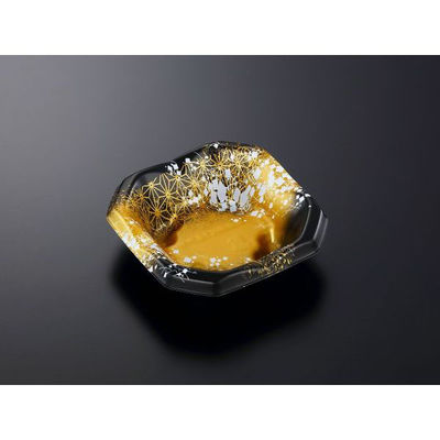 中央化学 どんぶり容器 SD 波音丼 K16浅 箔BK-BK 身 292433 1ケース(1200個(50個（直送品）