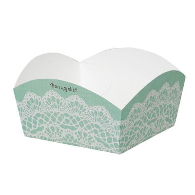 石渡 ケーキトレー クロッシェトレー ミント 127458 1ケース(100個)（直送品）