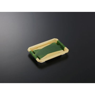 中央化学 寿司容器 CF にぎり L6 笹緒GN 身 30767 1袋(50個)（直送品）