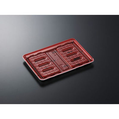 中央化学 鮮魚トレー CU-1L あけぼの 167072 1ケース(900個(50個×18))（直送品）