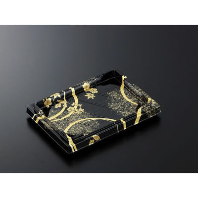 中央化学 寿司容器 HS はこ折り8-2 松月BK-BK 身L 339556 1ケース(600個(50個×12))（直送品）