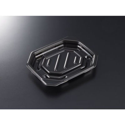 中央化学 軽食容器 TP デリグー 15-13 黒 身 19422 1袋(50個)（直送品）