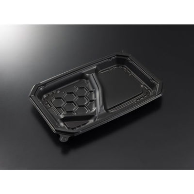 中央化学 弁当容器 CT ロックス 25-17N BK 身 21360 1袋(50個)（直送品）