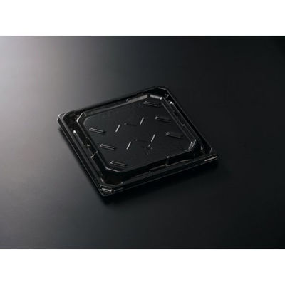 中央化学 寿司容器 BCF 宝台閣 9-3 黒-BK 身 21055 1ケース(600個(50個×12))（直送品）