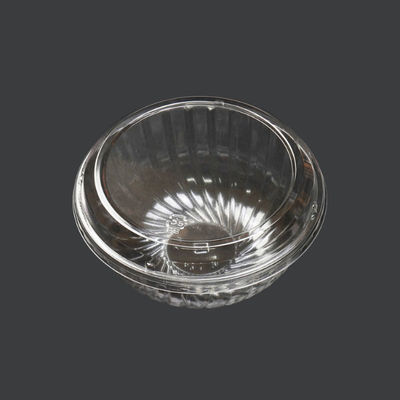 中央化学 冷麺容器 クリアボウル 大 透明蓋付 3814 1袋(50個)（直送品）