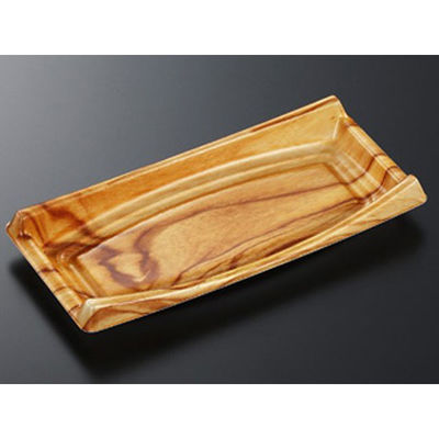 中央化学 刺身容器 CF 船 30 木理BR 身 244475 1ケース(600個(25個×（直送品）