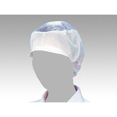 東京メディカル 不織布キャップ でんでん帽 CA-104 ホワイト フリーサイズ 00567415 1袋(50個)（直送品）