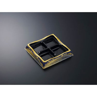 中央化学 刺身容器 HS 天城 12-34S まきえ紺-BK身 256446 1ケース(300個(50個×（直送品）