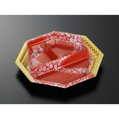 中央化学 弁当容器 CT WF-八角21A-27 市華RBK 184622 1ケース(600個(50個×12))（直送品）