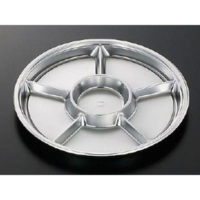 中央化学 オードブル容器 DX PD 丸 32-6 SV-BK 身 84285 1ケース(200個(10個×20))（直送品）