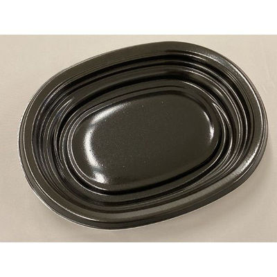 中央化学 軽食容器 TP オルマ M22-17 黒 身 19562 1ケース(600個(50個×12))（直送品）