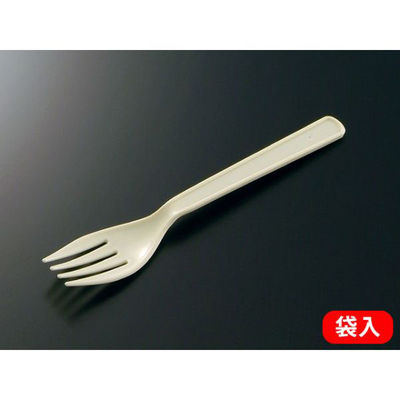 中央化学 使い捨てカトラリー FDフォーク 140 単袋入 635110 1ケース(3000個(100個×30))（直送品）