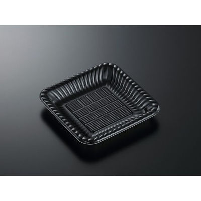 中央化学 オードブル容器 PD プレートK20-20 黒内 身 274571 1袋(50個)（直送品）