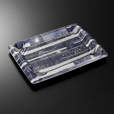 中央化学 刺身容器 四方盛 24-17 麗DB 身 005181 1ケース(600個(50個×12))（直送品）