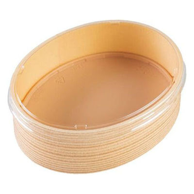 アクタ 折箱 新折 楕円55A(50)杉K蓋セット 2000020388 1袋(15個)（直送品）