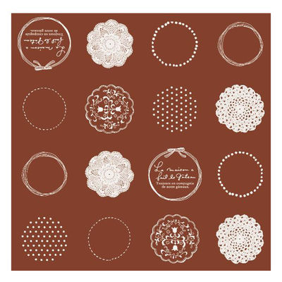 石渡 ケーキトレー クーヴェル ブラウン 150角 52582 1ケース(1000個)（直送品）