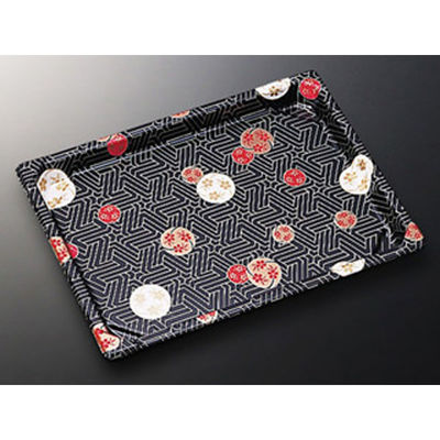 中央化学 CF 寿司容器 L 3 華紋 身 133561 1ケース(400個(50個×（直送品）