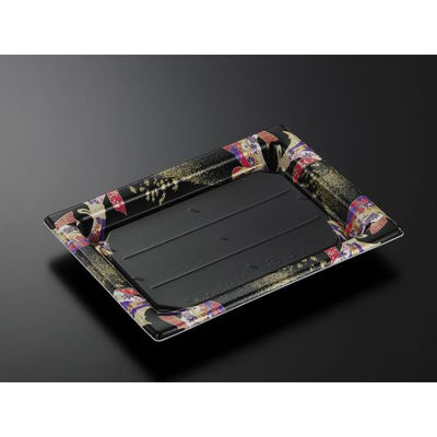 中央化学 寿司桶 祗園 18長 にぎわいBK-BK 身 137208 1ケース(400個(25個×（直送品）