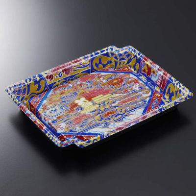 中央化学 刺身容器 BCF かく鉢 20-16 彩R-BK 身 15412 1ケース(800個(50個×16))（直送品）