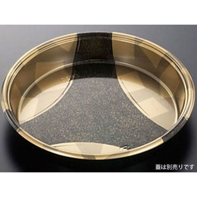 中央化学 寿司桶 DX 丸桶 30 金砂目-BK 身 106203 1ケース(160個(10個×（直送品）