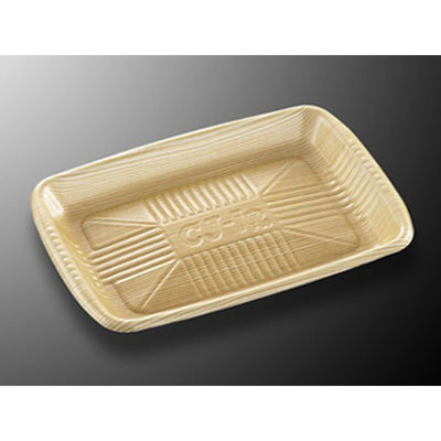 中央化学 発泡トレー CJ-1 木目F内(N) 269191 1袋(50個)（直送品）