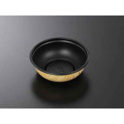 中央化学 どんぶり容器 SD 庵里丼 M17深 BK-輪Y 身 923870 1ケース(400個(50個×（直送品）