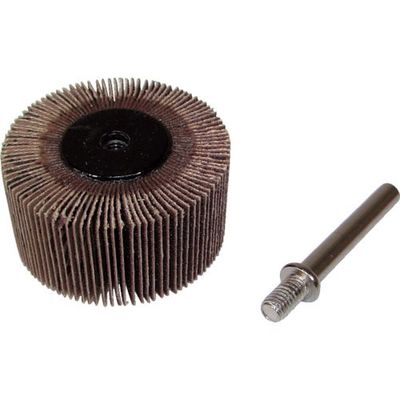 柳瀬 ヤナセ ワンタッチ軸付フラップホイール 60x25x6 #60 UFN6025A4 1セット(10本) 812-6956（直送品）